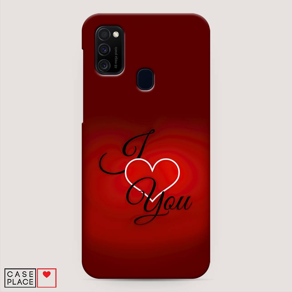 фото Пластиковый чехол "i love you 3" на samsung galaxy m21 awog