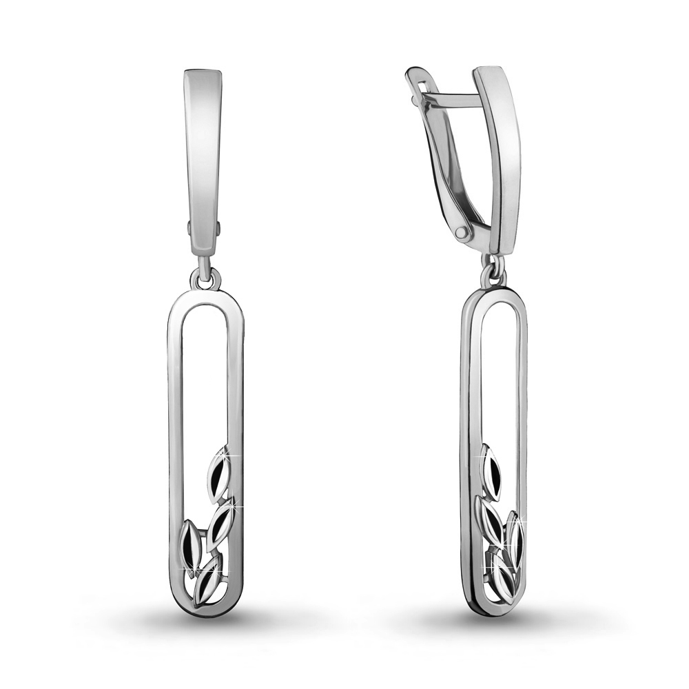 

Серьги из серебра Aquamarine 33640_925_р, 33640_925_р