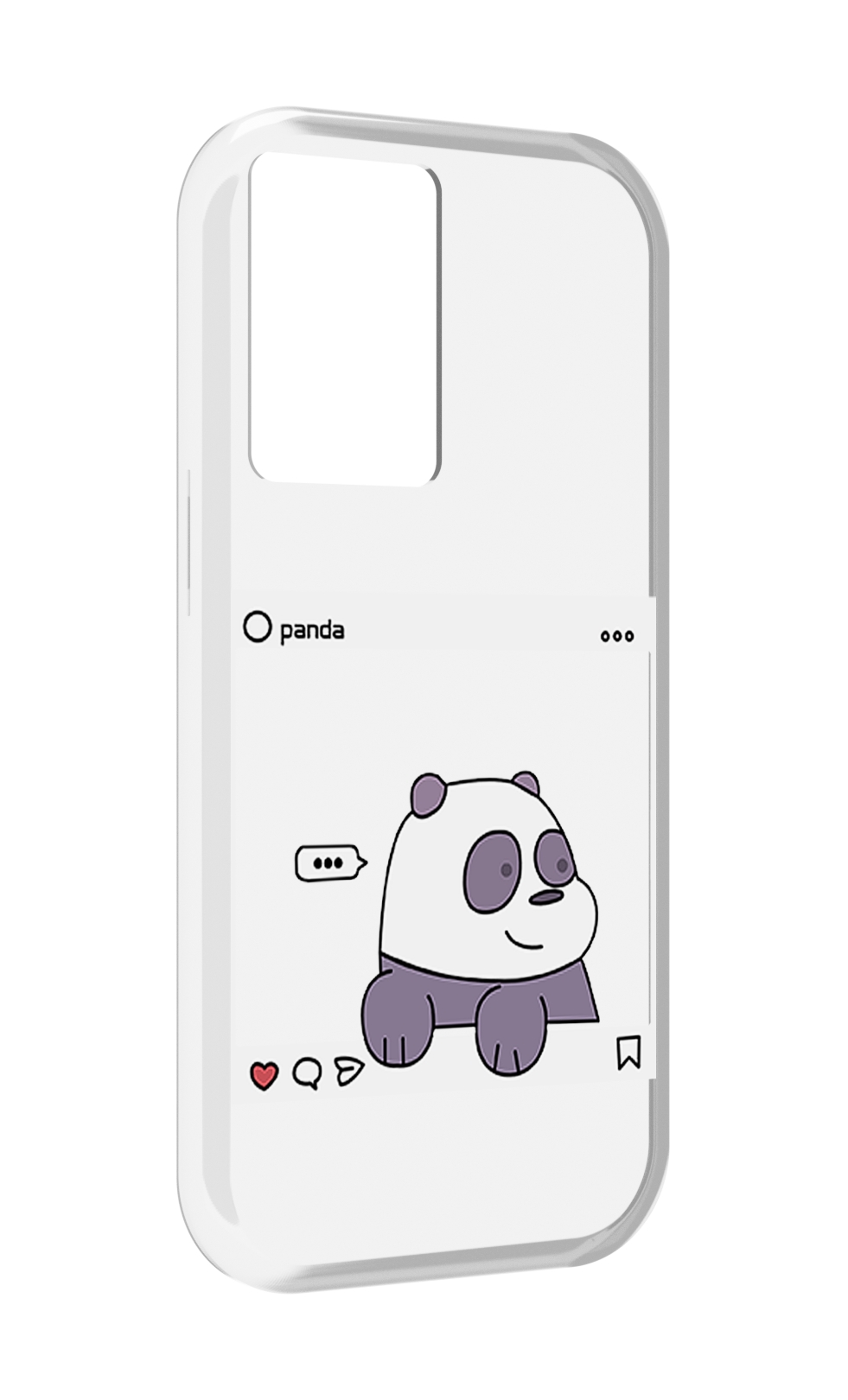

Чехол MyPads пандочка-фотка для OnePlus Nord N20 SE, Прозрачный, Tocco