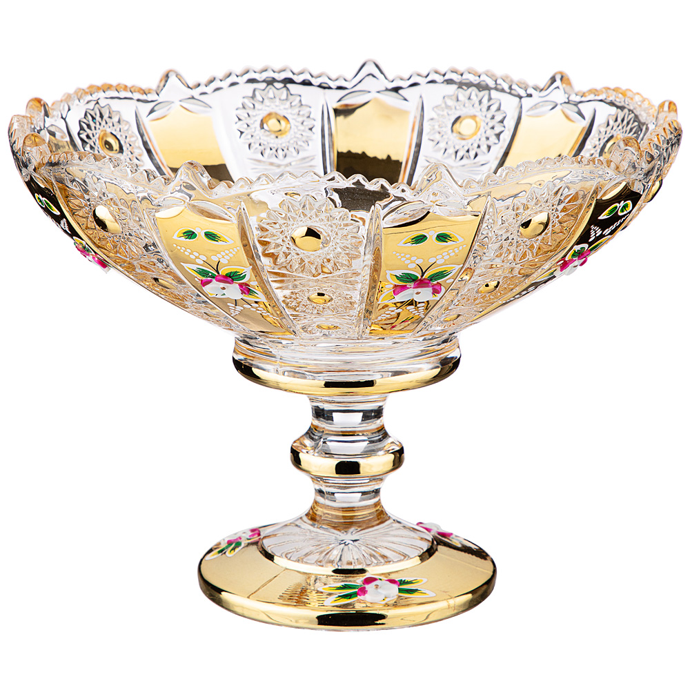 

Конфетница "Lefard gold glass" 19,5x19,5 см. высота 15 см. Lefard_195-171, 195-171