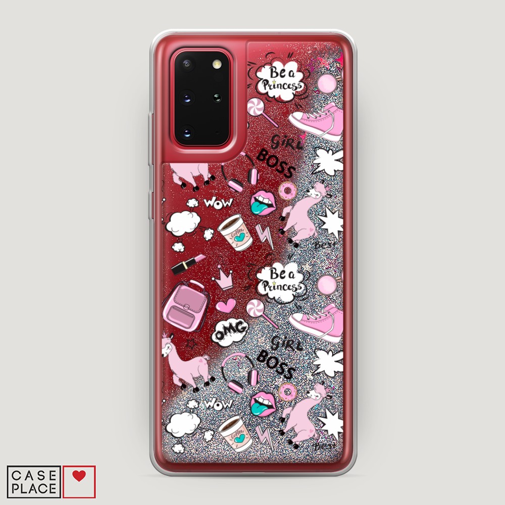 

Чехол Awog на Samsung Galaxy S20 Plus "Стильная лама", Разноцветный, 29391-1