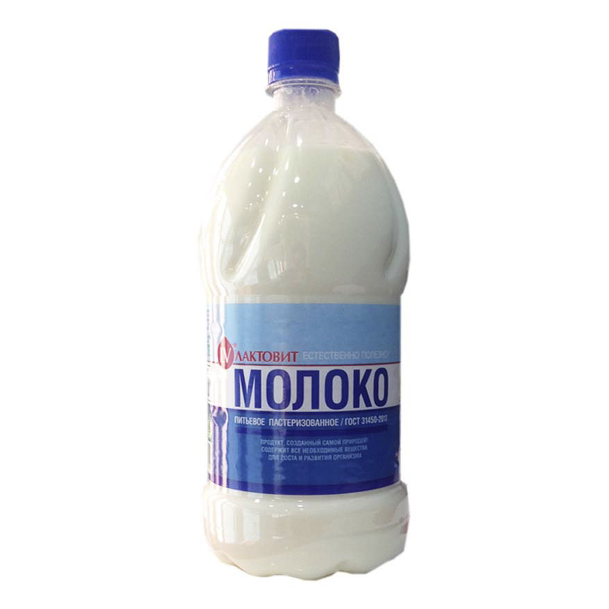 

Молоко 3 - 4% пастеризованное 1 л Лактовит бзмж