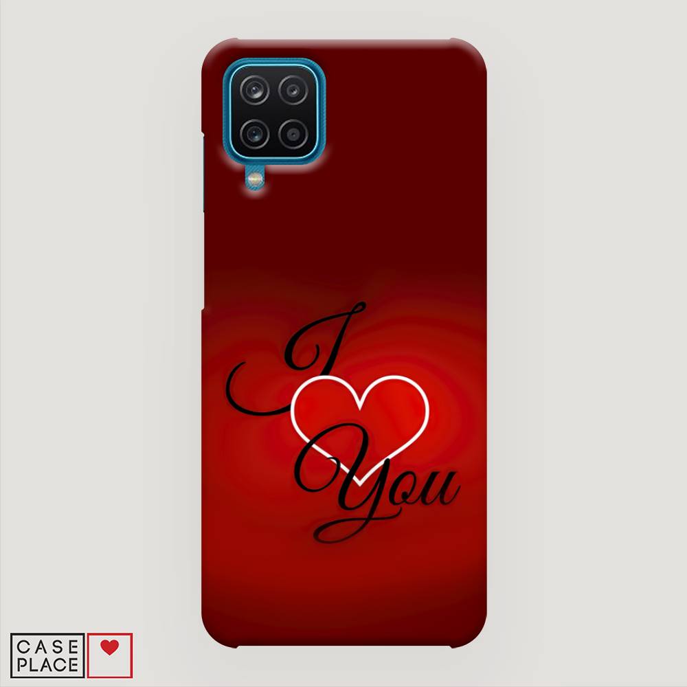 фото Пластиковый чехол "i love you 3" на samsung galaxy m12 awog