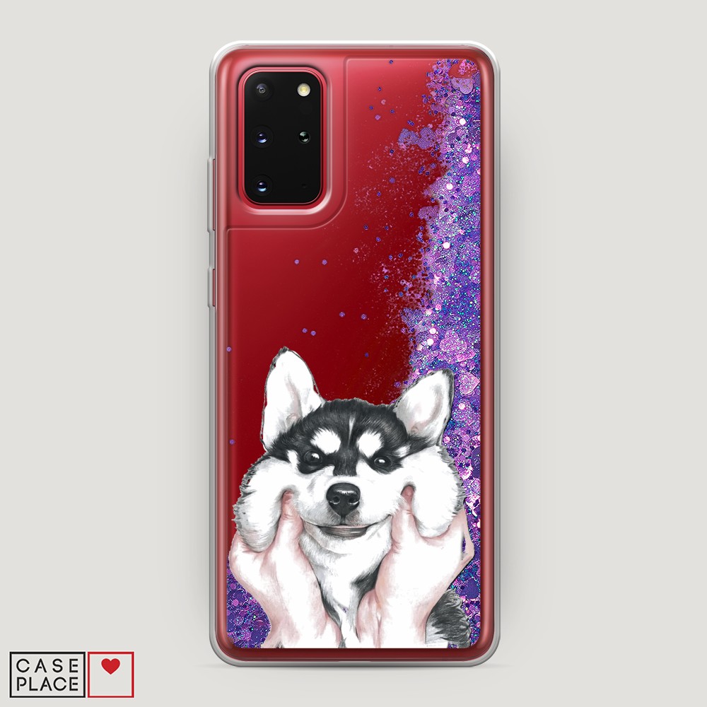 

Чехол Awog на Samsung Galaxy S20 Plus "Щечки хаски", Разноцветный, 29392-1