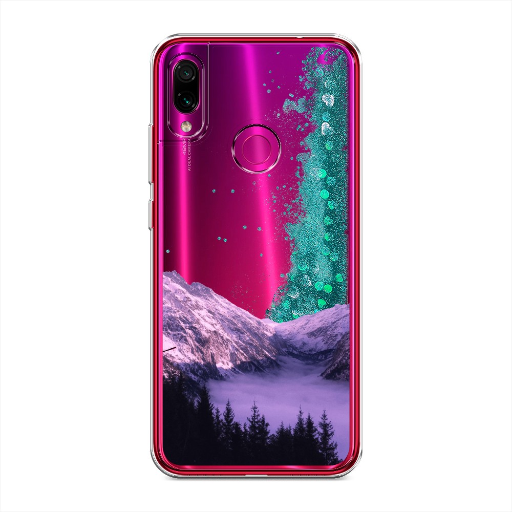 

Жидкий чехол с блестками "Горный туман" на Xiaomi Redmi Note 7, 34795-1