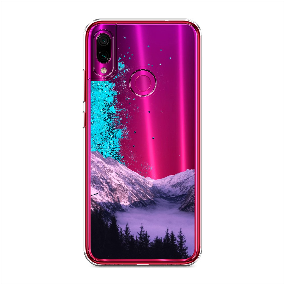 

Жидкий чехол с блестками "Горный туман" на Xiaomi Redmi Note 7