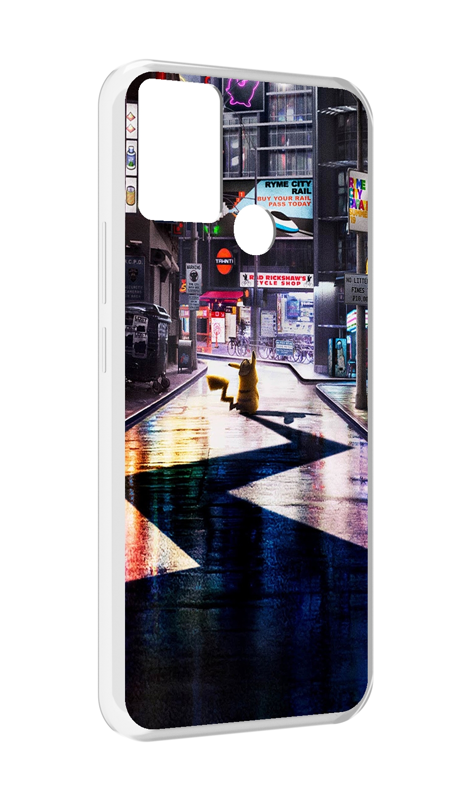 

Чехол MyPads Пикачу-в-городе для Infinix Hot 11 Play, Прозрачный, Tocco
