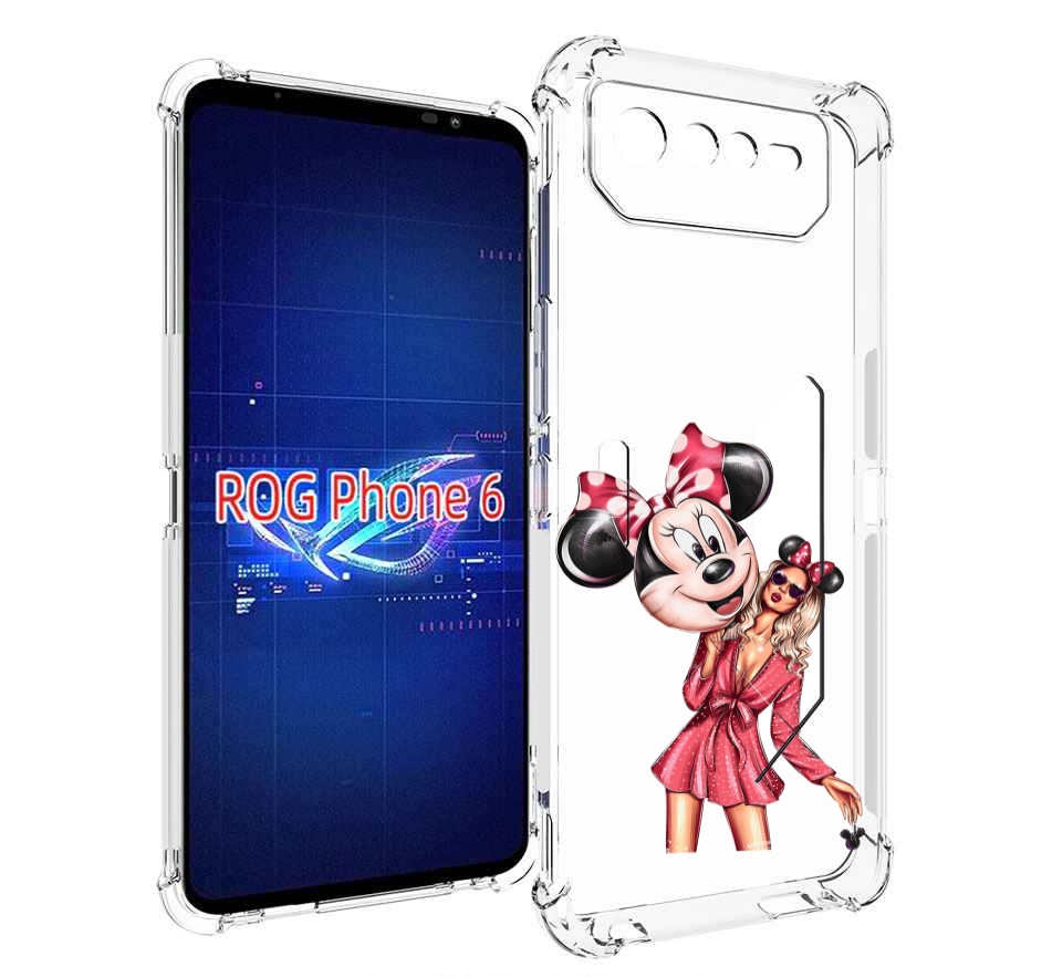 

Чехол MyPads девушка-с-шариком женский для Asus ROG Phone 6, Прозрачный, Tocco