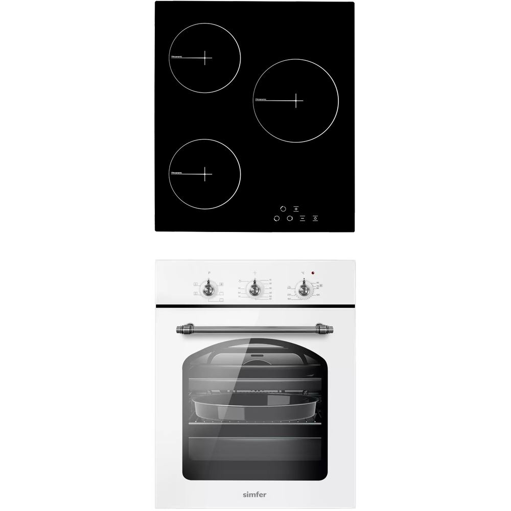 Комплект встраиваемой бытовой техники S46W001 (варочная панель и духовой шкаф)