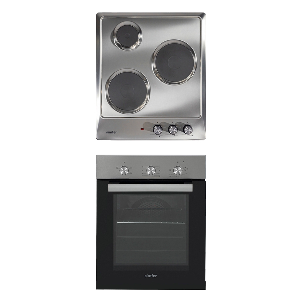 фото Комплект встраиваемой бытовой техники s44m016 (варочная панель и духовой шкаф) simfer