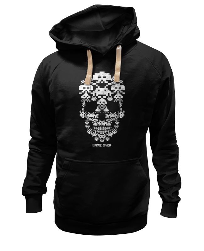 

Худи унисекс Printio Game over черное 2XL, Черный, Game over