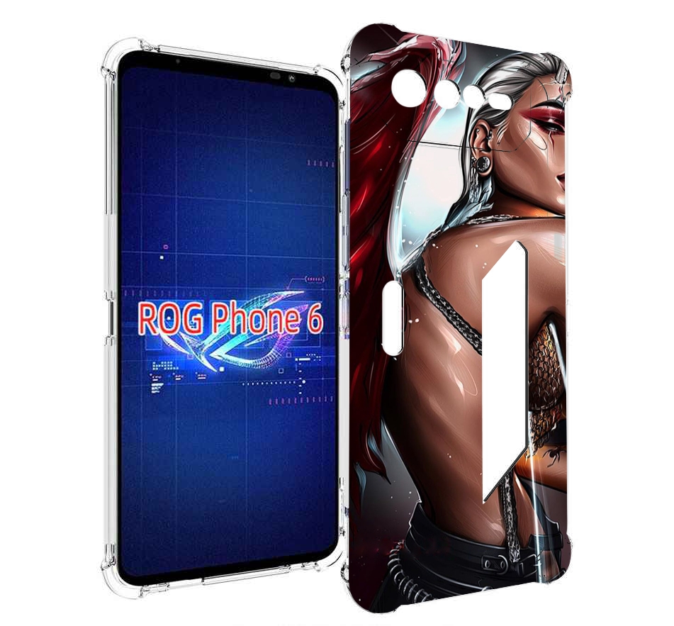 

Чехол MyPads девушка-с-крыльями женский для Asus ROG Phone 6, Прозрачный, Tocco