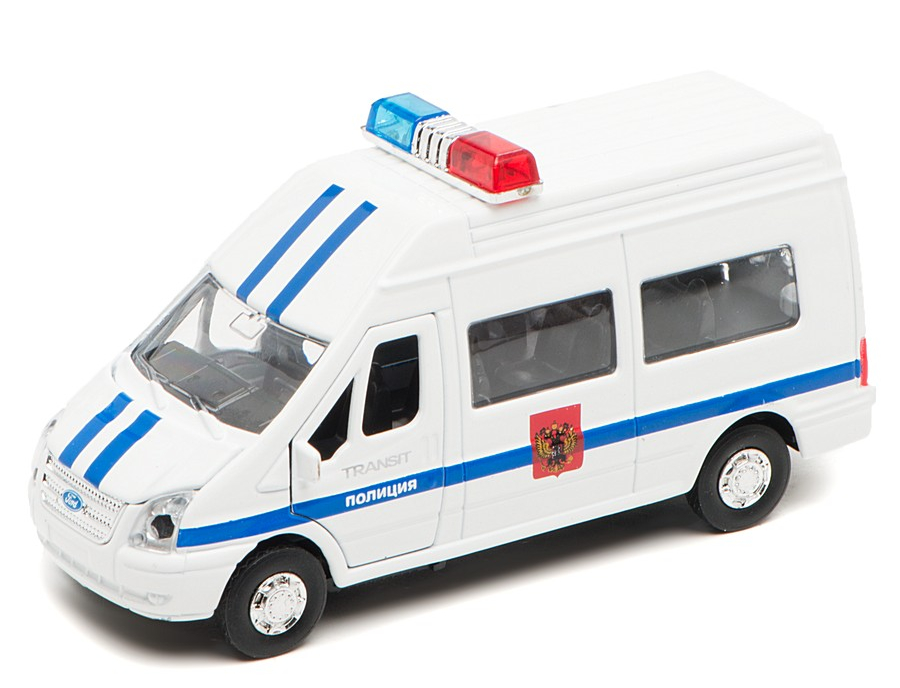 Машина инерционная Технопарк Ford Transit Полиция