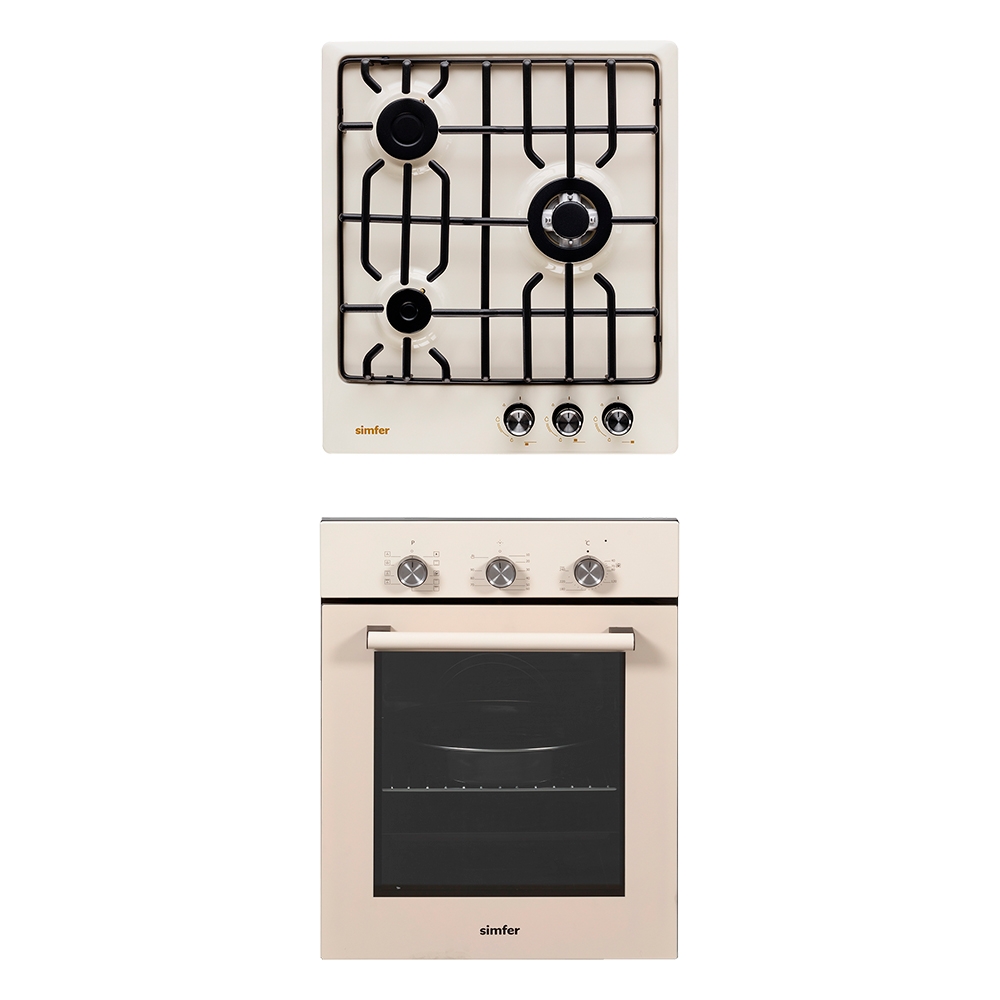 Комплект встраиваемой бытовой техники Simfer S48R571, варочная панель и духовой шкаф