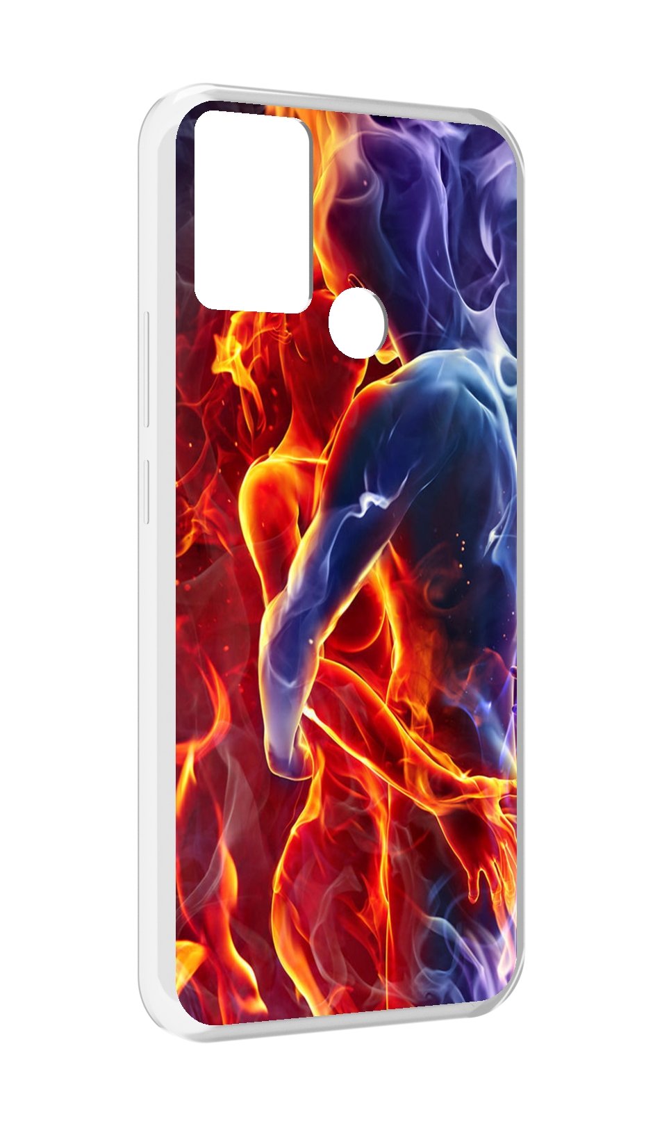 

Чехол MyPads Огонь-вода для Infinix Hot 11 Play, Прозрачный, Tocco