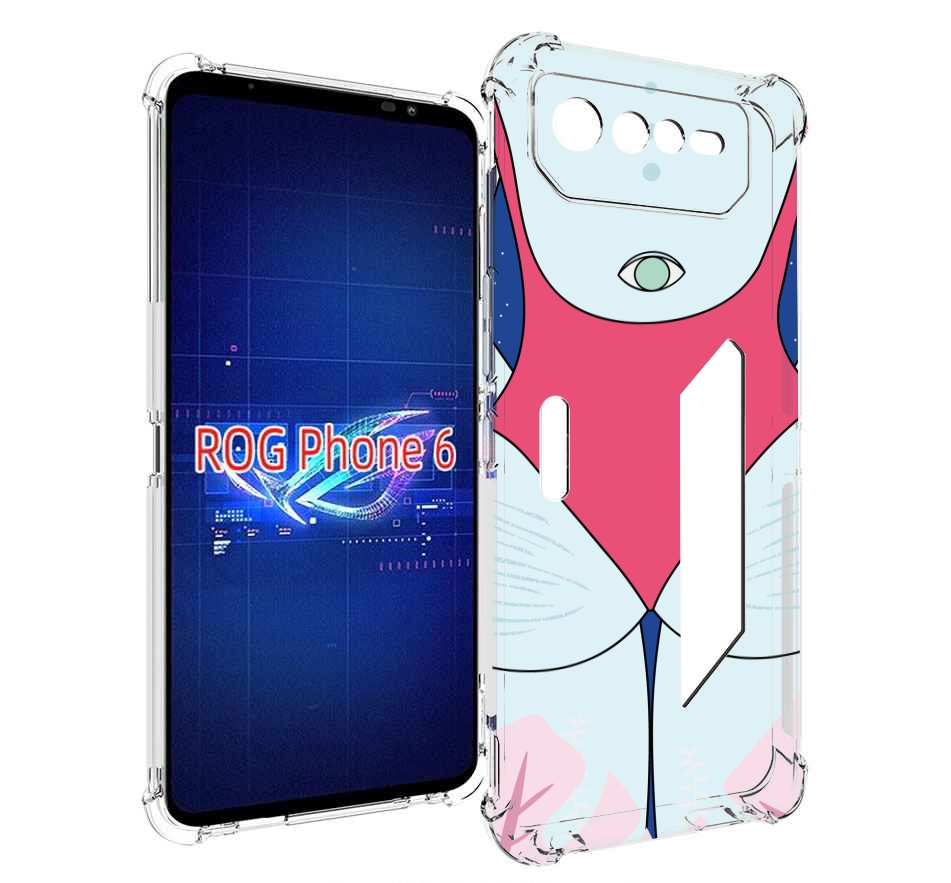 

Чехол MyPads девушка-с-глазом-на-спине для Asus ROG Phone 6, Прозрачный, Tocco