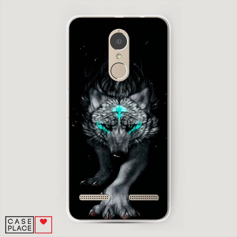 

Чехол Awog на Lenovo K6 Power / Леново K6 Power "Волшебный волк", 112350-2