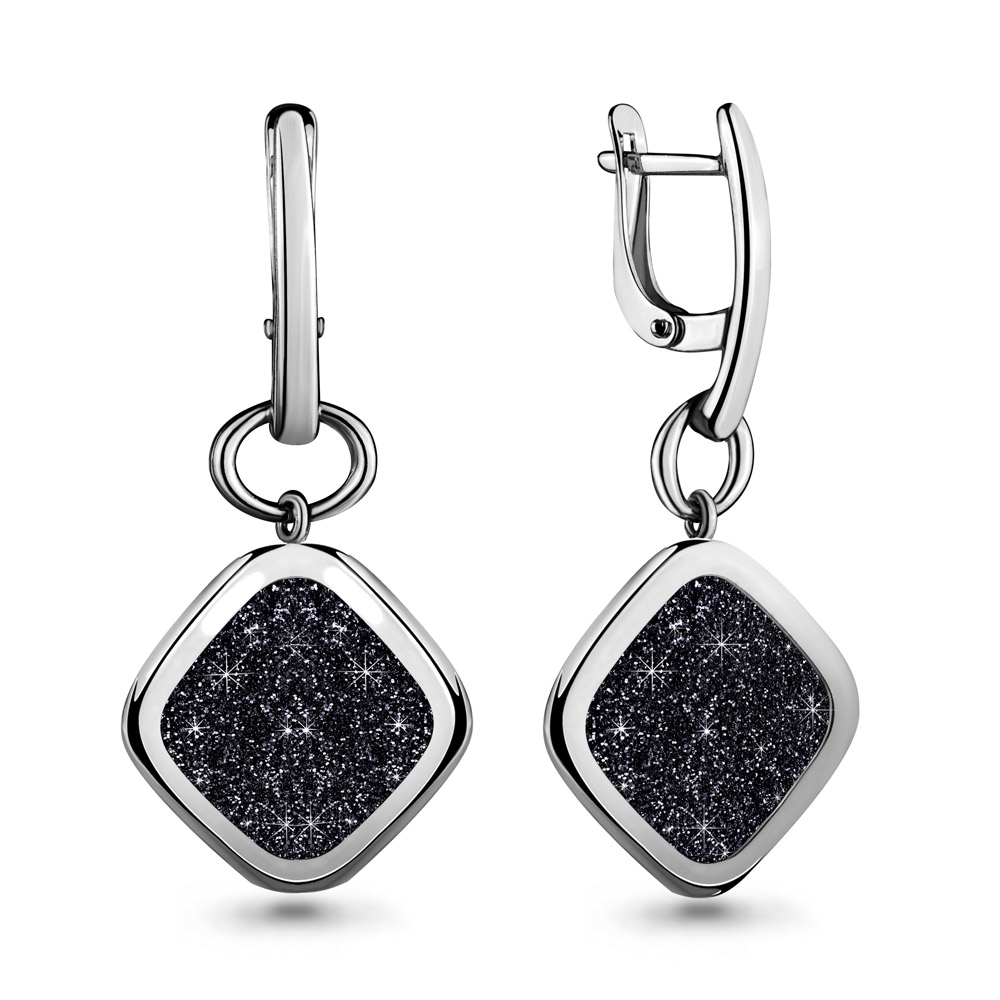 

Серьги из серебра с винилом Aquamarine 33601_925_р, 33601_925_р