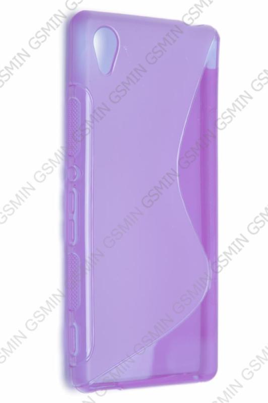 фото Чехол nobrand для sony xperia m4 aqua violet