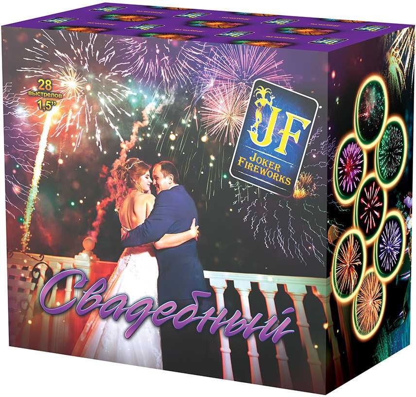 

Батарея салютов Joker Fireworks С40-28/01 (С7) 28 залпов, батарея салютов фейерверк