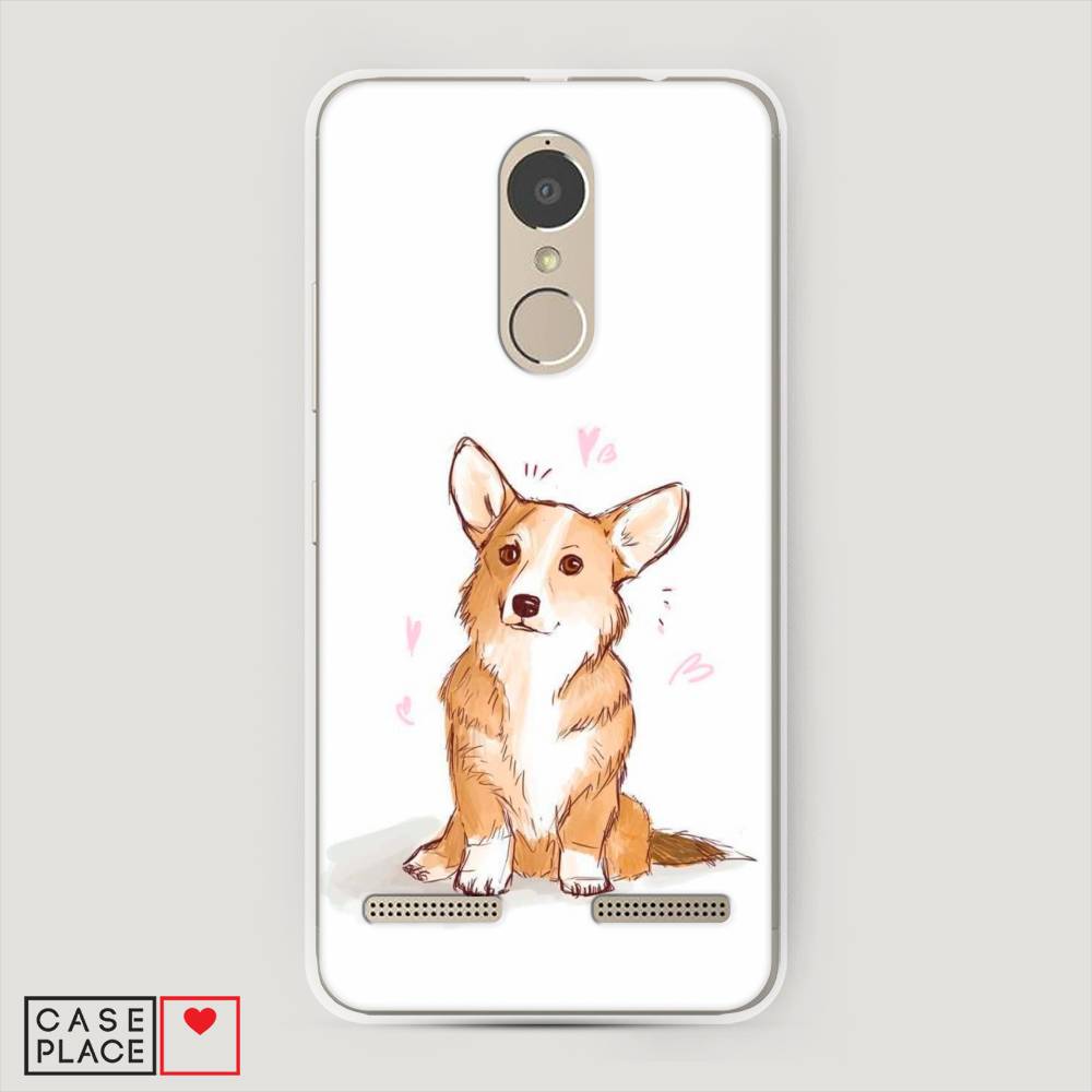 

Чехол Awog на Lenovo K6 Power / Леново K6 Power "Корги любовь", 112350-1