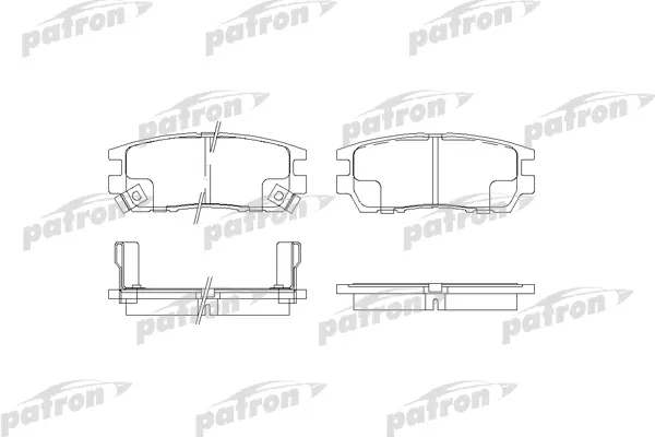 

Тормозные колодки PATRON PBP804