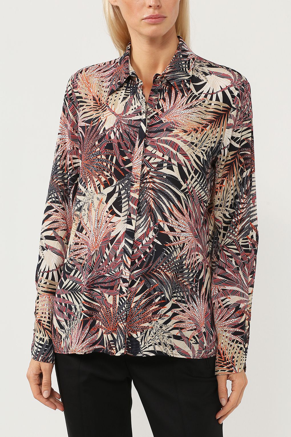 

Блуза женская Esprit 070EO1F308 черная 42, 070EO1F308