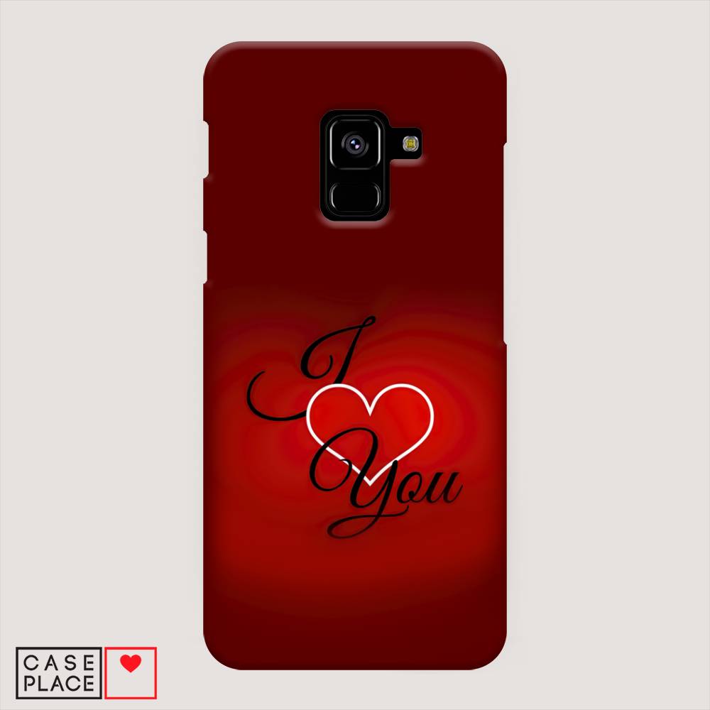 

Пластиковый чехол "I love you 3" на Samsung Galaxy A8 2018, 25420-5