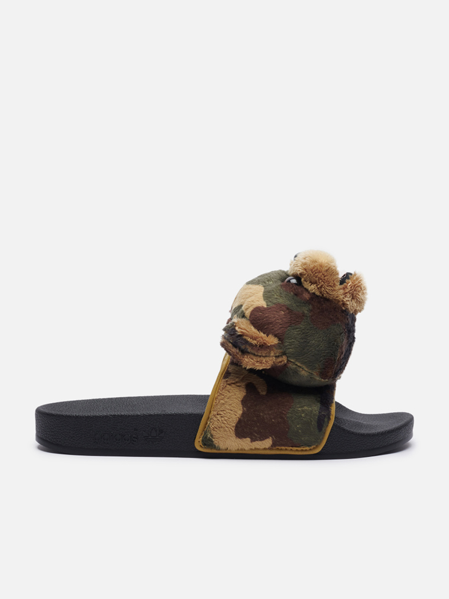 

Сланцы женские Adidas x Jeremy Scott Adilette Teddy черные 38 EU, x Jeremy Scott Adilette Teddy