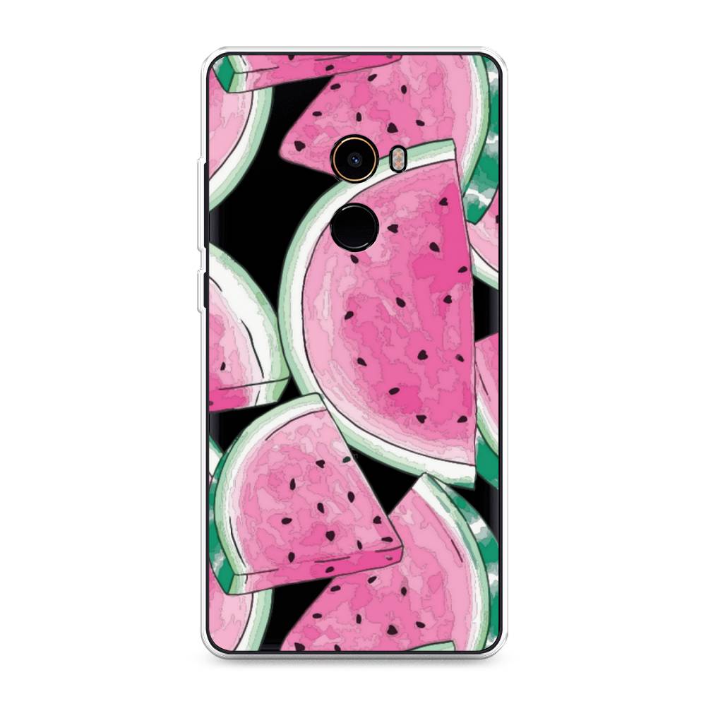 

Чехол Awog на Xiaomi Mi Mix 2 "Акварельные арбузы", Разноцветный, 32550-10