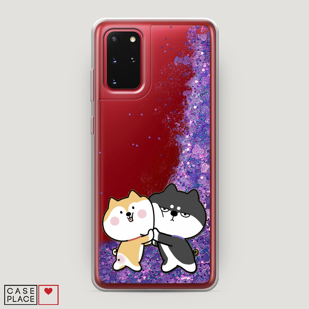 

Чехол Awog на Samsung Galaxy S20 Plus "Обнимашки акита", Разноцветный, 29392-1