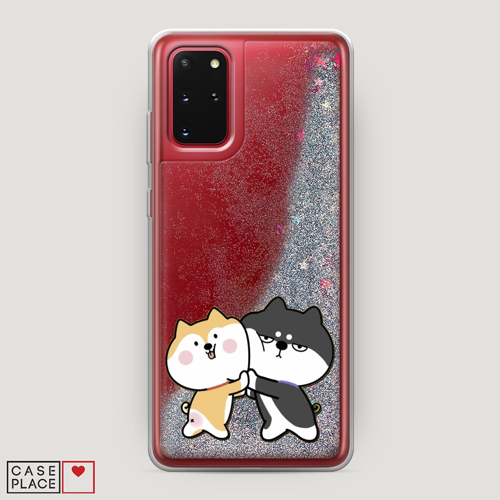 

Чехол Awog на Samsung Galaxy S20 Plus "Обнимашки акита", Разноцветный, 29391-1