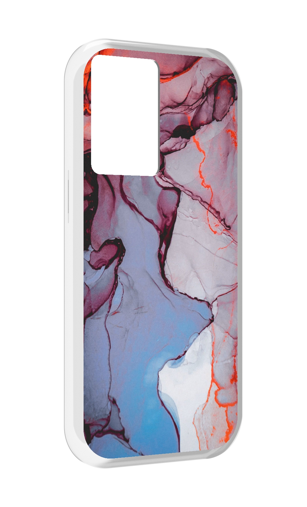 

Чехол MyPads мраморный рисунок для OnePlus Nord N20 SE, Прозрачный, Tocco