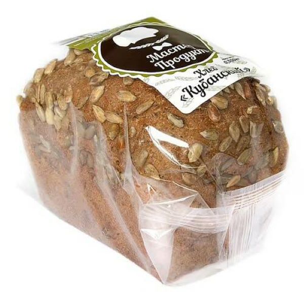 

Хлеб серый Мастер Продукт Кубанский семечки 300 г, Кубанский
