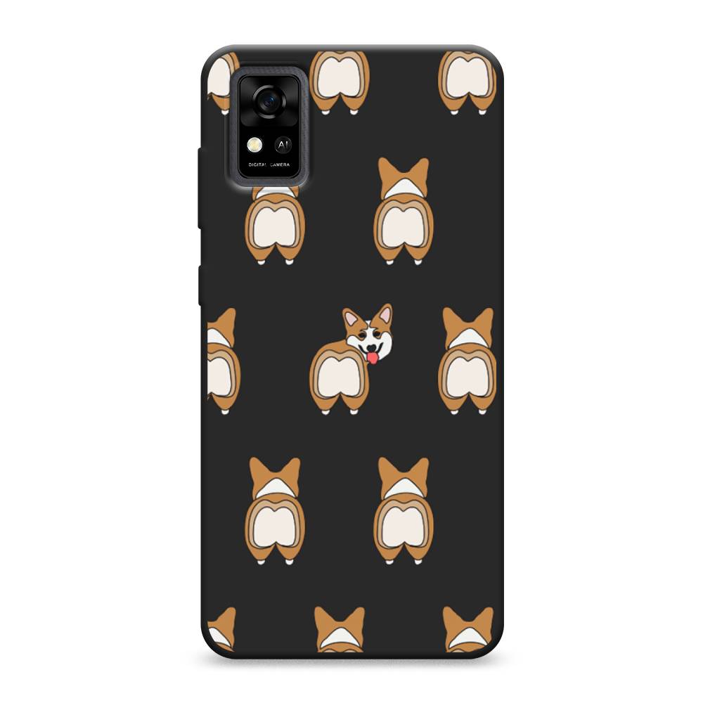 

Чехол Awog на ZTE Blade A31 / ЗТЕ Блэйд A31 "Милый корги фон", Разноцветный, 134652-1