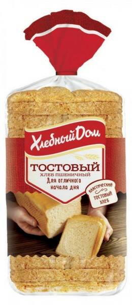 

Хлеб Тостовый пшеничный 390 г
