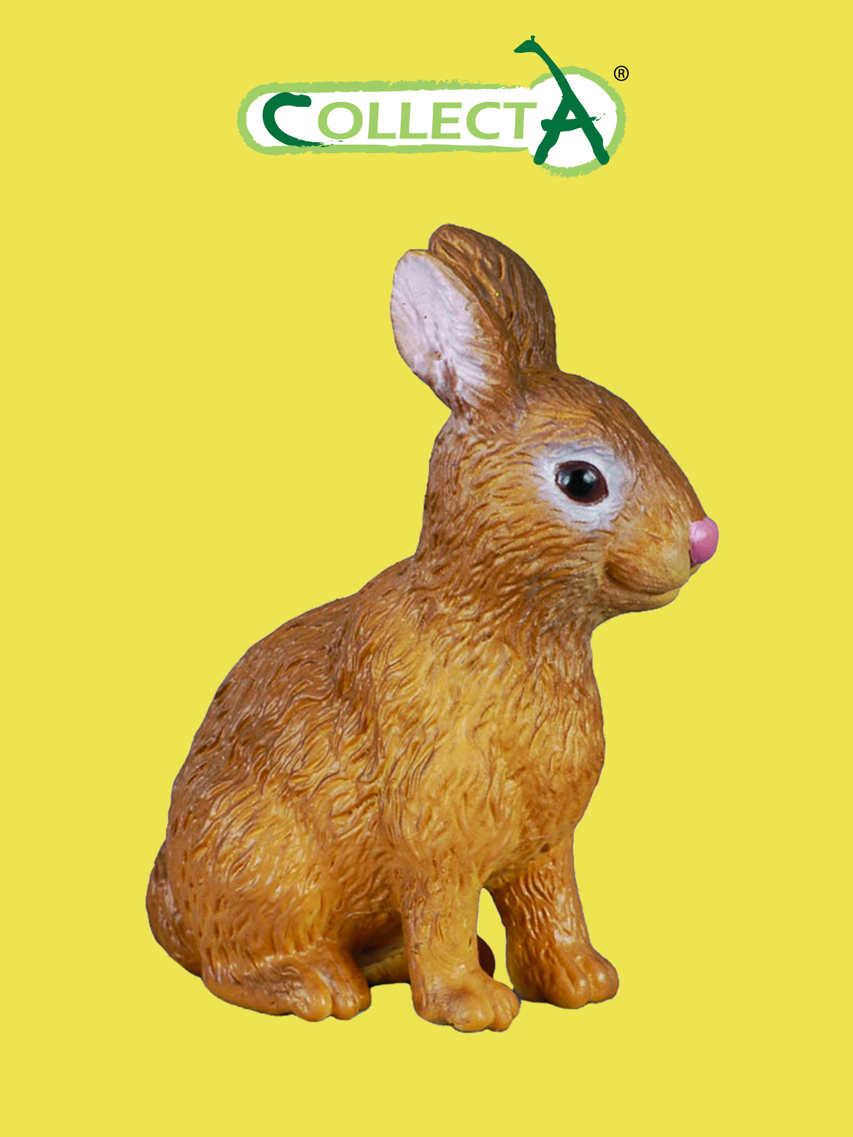 Фигурка животного Кролик рыжий Collecta копилка кролик 4 сиамский окрас 19 см гипс g014 19
