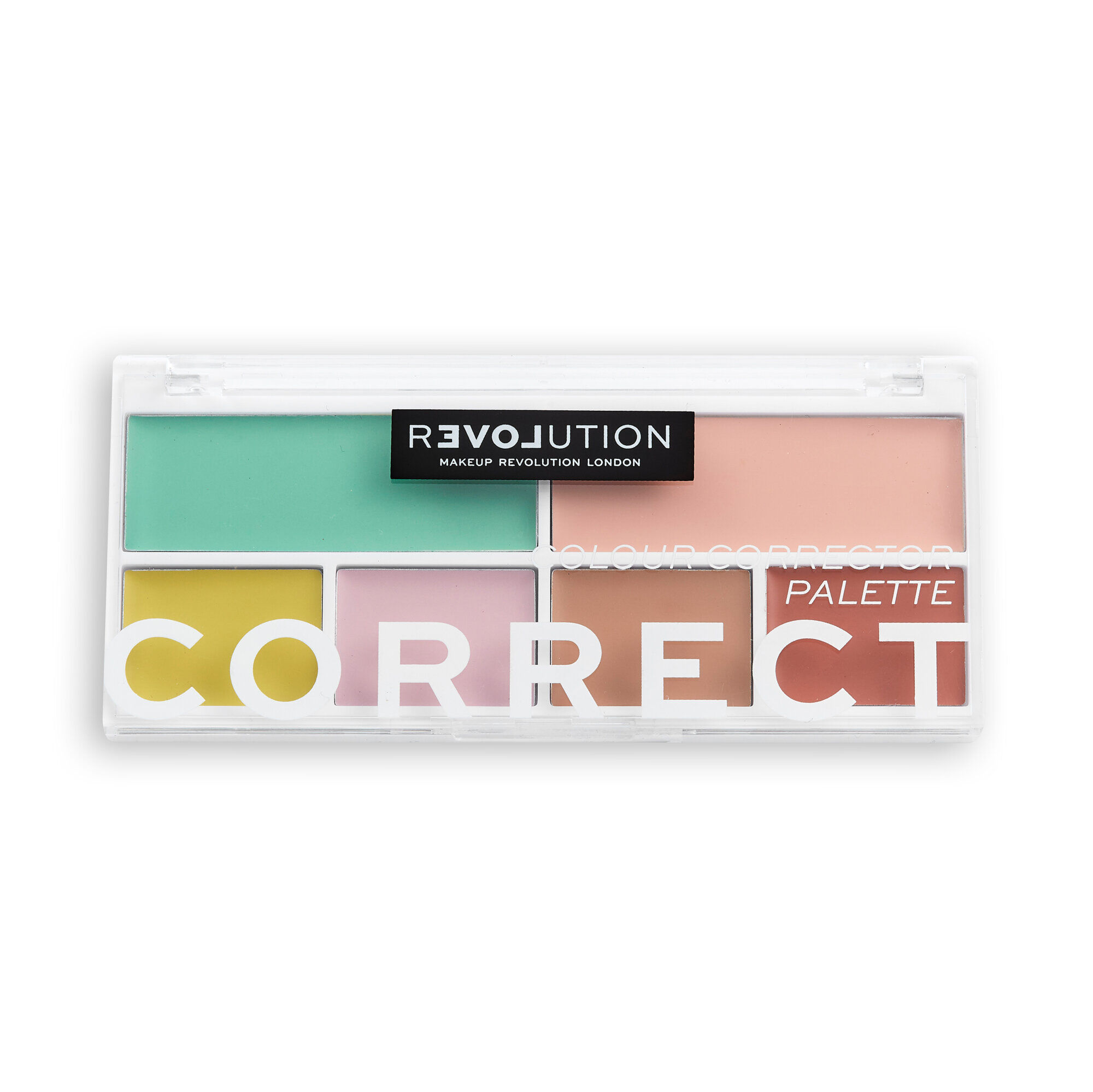 Палетка корректоров Relove by Revolution Correct Me Palette Neutral палетка для макияжа бровей pastel eyebrow duo 01 light тени 2 5 г воск 1 5 г