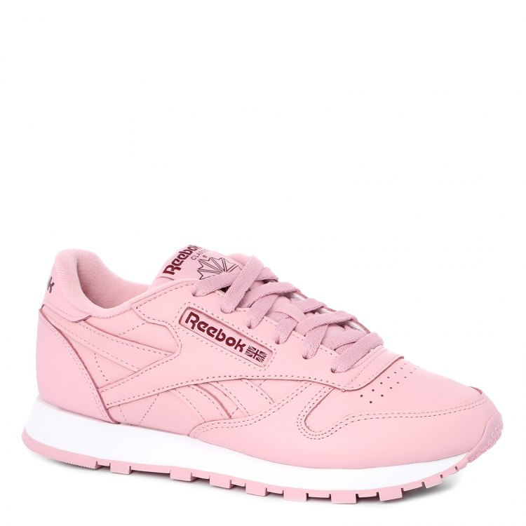 фото Кроссовки женские reebok cl lthr розовые 36 eu