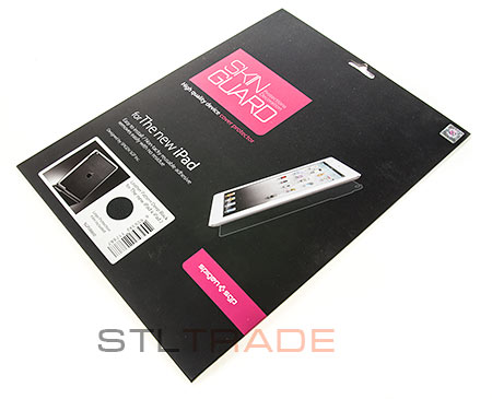 

SGP Защитная плёнка-скин для new iPad/iPad2 Cover Skin кожа черная