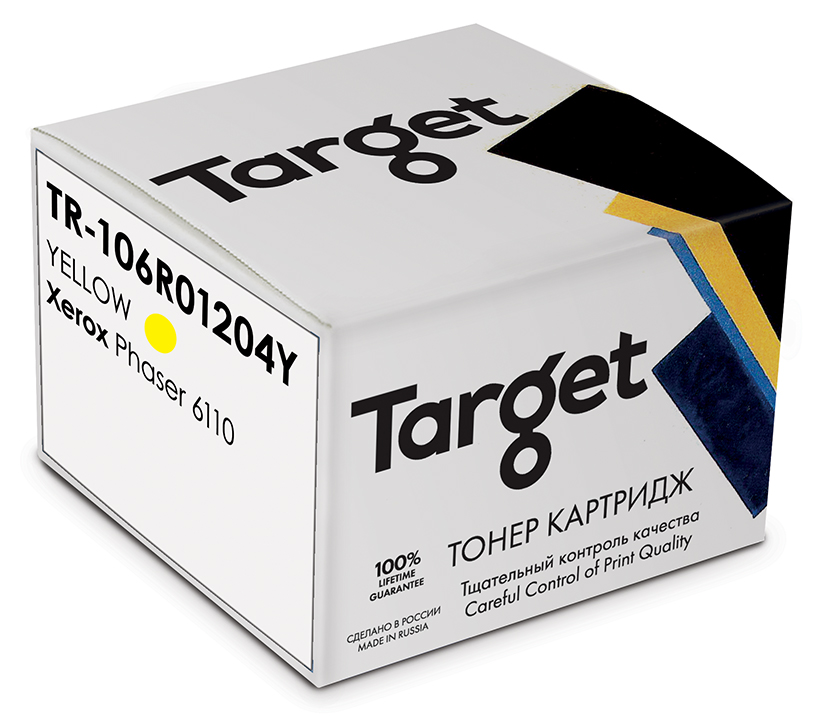 

Картридж для лазерного принтера Target 106R01204Y, желтый, совместимый, TR-106R01204Y