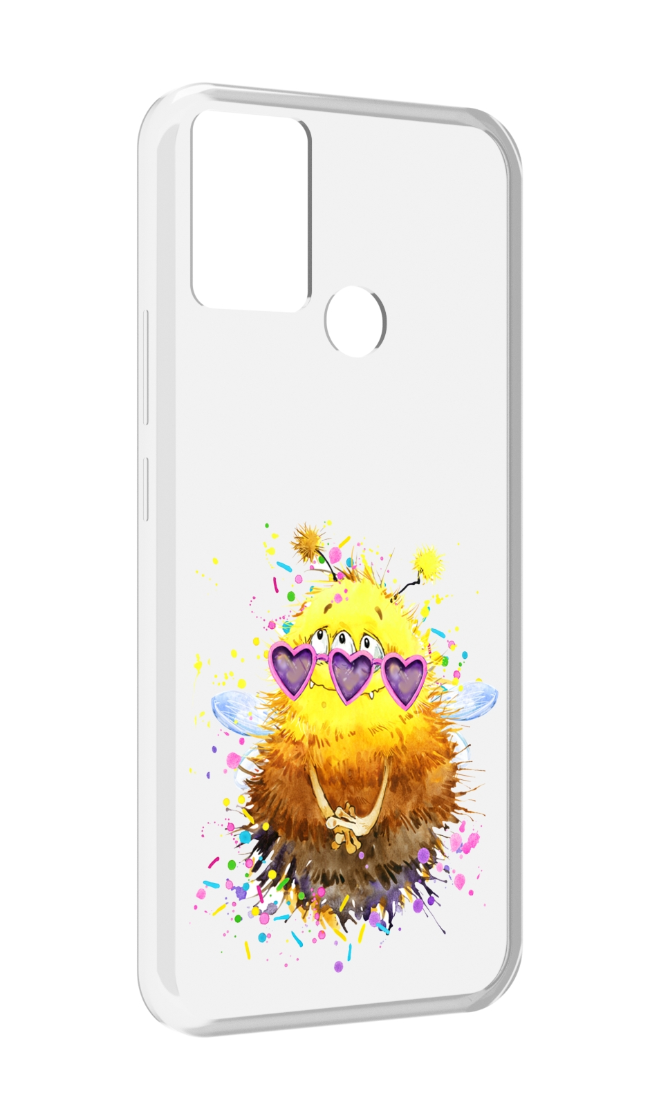 

Чехол MyPads Пушитый шмель для Infinix Hot 11 Play, Прозрачный, Tocco