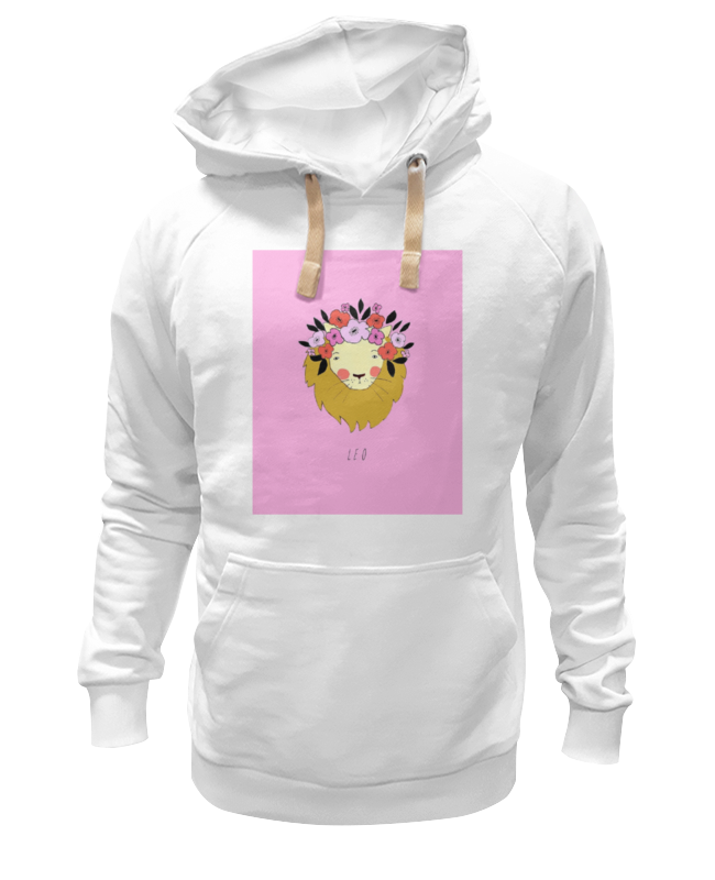 

Худи унисекс Printio Знаки зодиака. лев. белое 2XL, Белый, Знаки зодиака. лев.