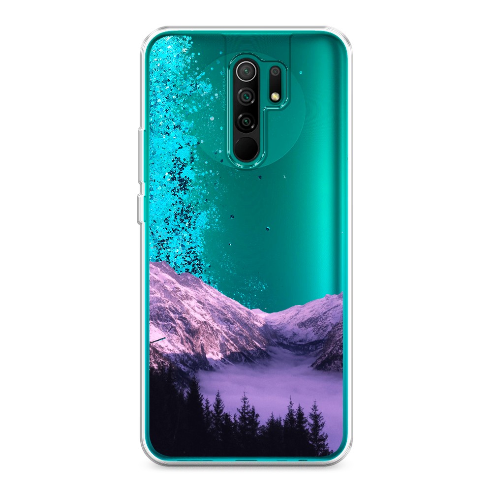 

Жидкий чехол с блестками "Горный туман" на Xiaomi Redmi 9, 38393-1