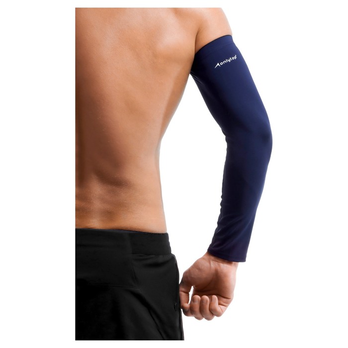

Рукав спортивный компрессионный Onlytop, синий, размер XXL