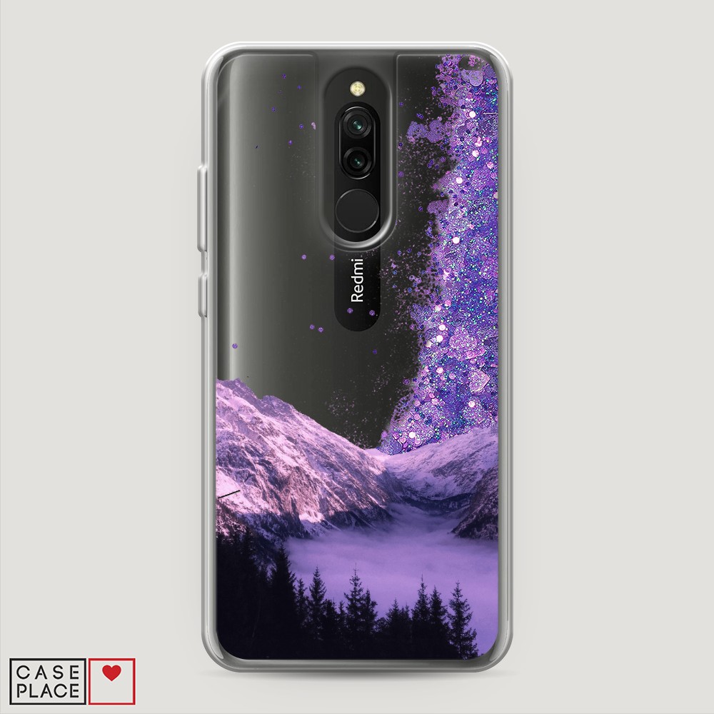 

Чехол Awog на Xiaomi Redmi 8 "Горный туман", Разноцветный, 37192-1