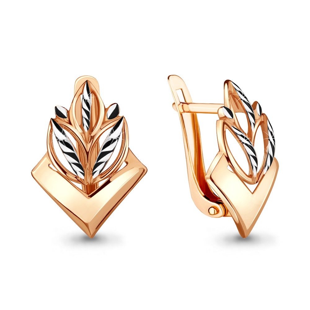 

Серьги из серебра Aquamarine 33554_925_з, 33554_925_з