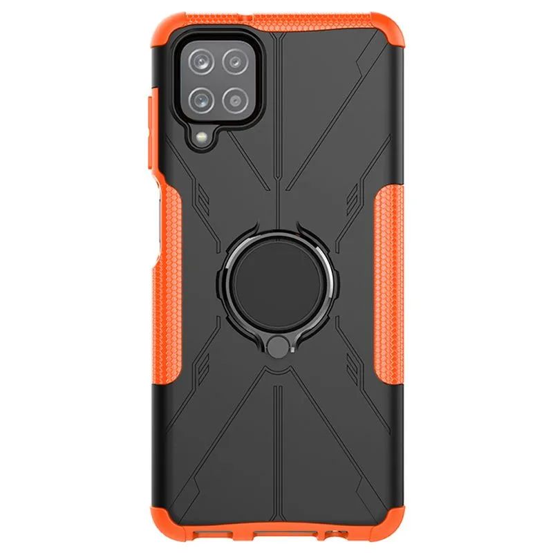 

Чехол Panzer Case для Samsung Galaxy A12, Оранжевый;черный, Galaxy A12
