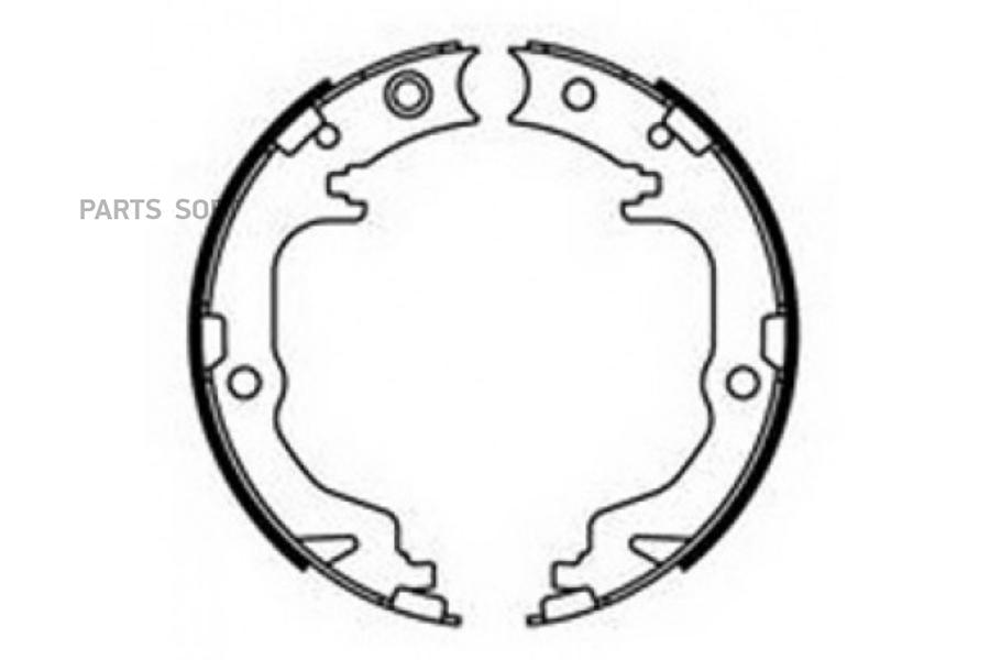 

Колодки Тормозные Барабанные К-Т Mitsubishi Outlander 2.4 2007 - 2012 Mitsubishi Asx 1.6 2