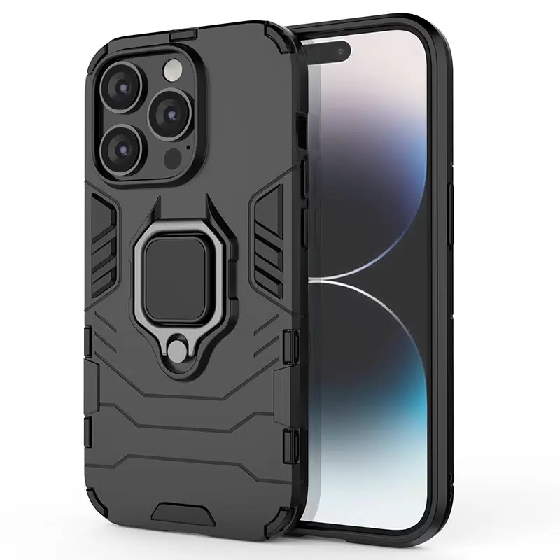 

Противоударный чехол с кольцом Panther Case для iPhone 14 Pro Max, Черный, iPhone 14 Pro Max